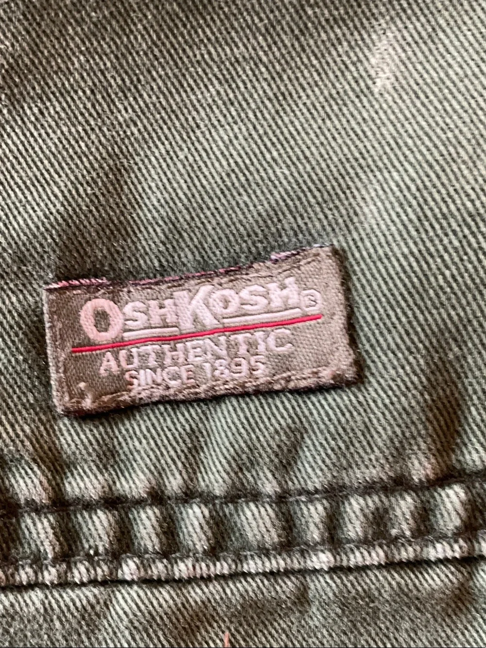 Vintage OshKosh B'gosh cotton Forest Green Cargo Shorts